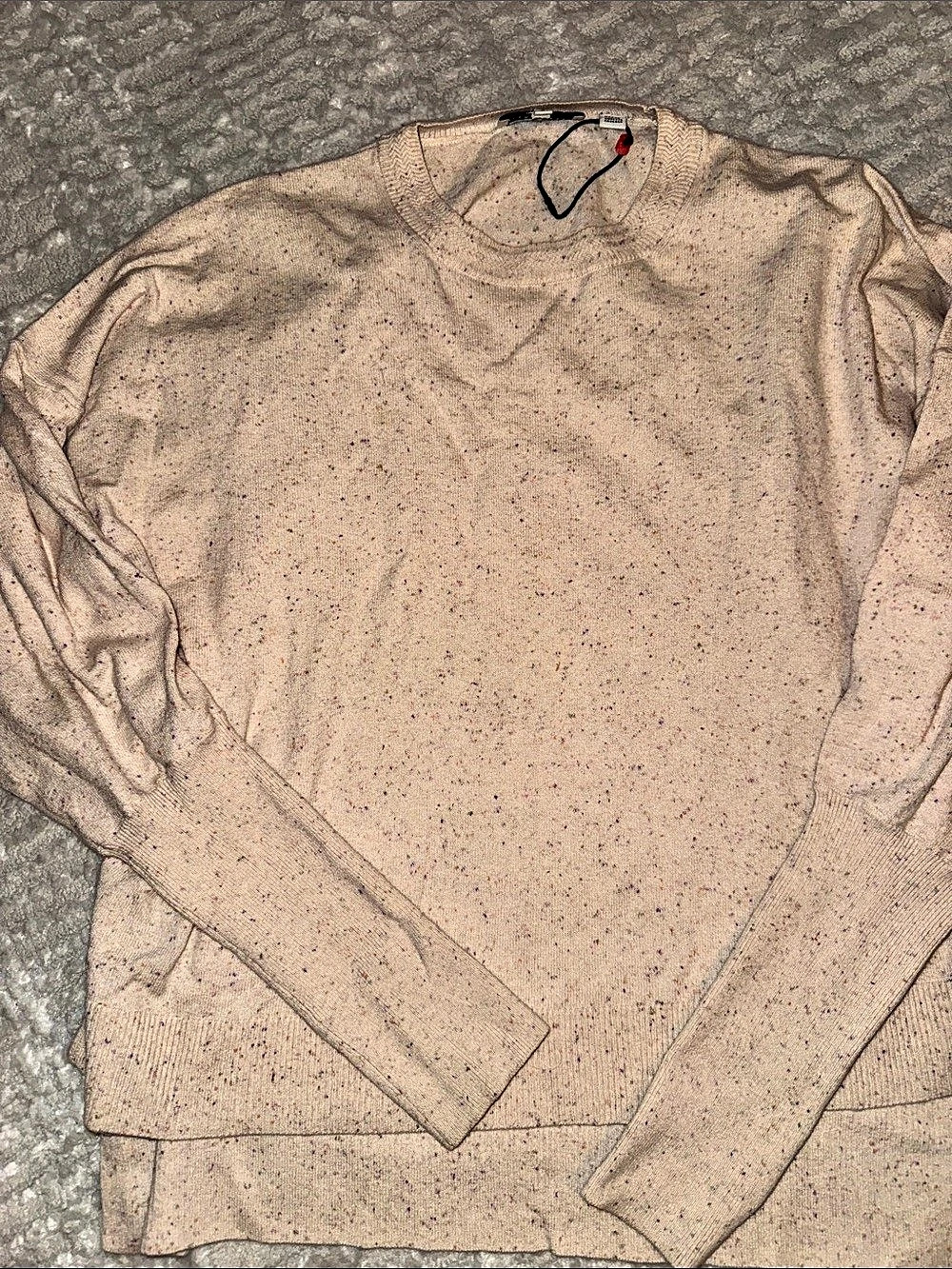 Ted Baker Speckled Crewneck Sweater Pink Size 2
